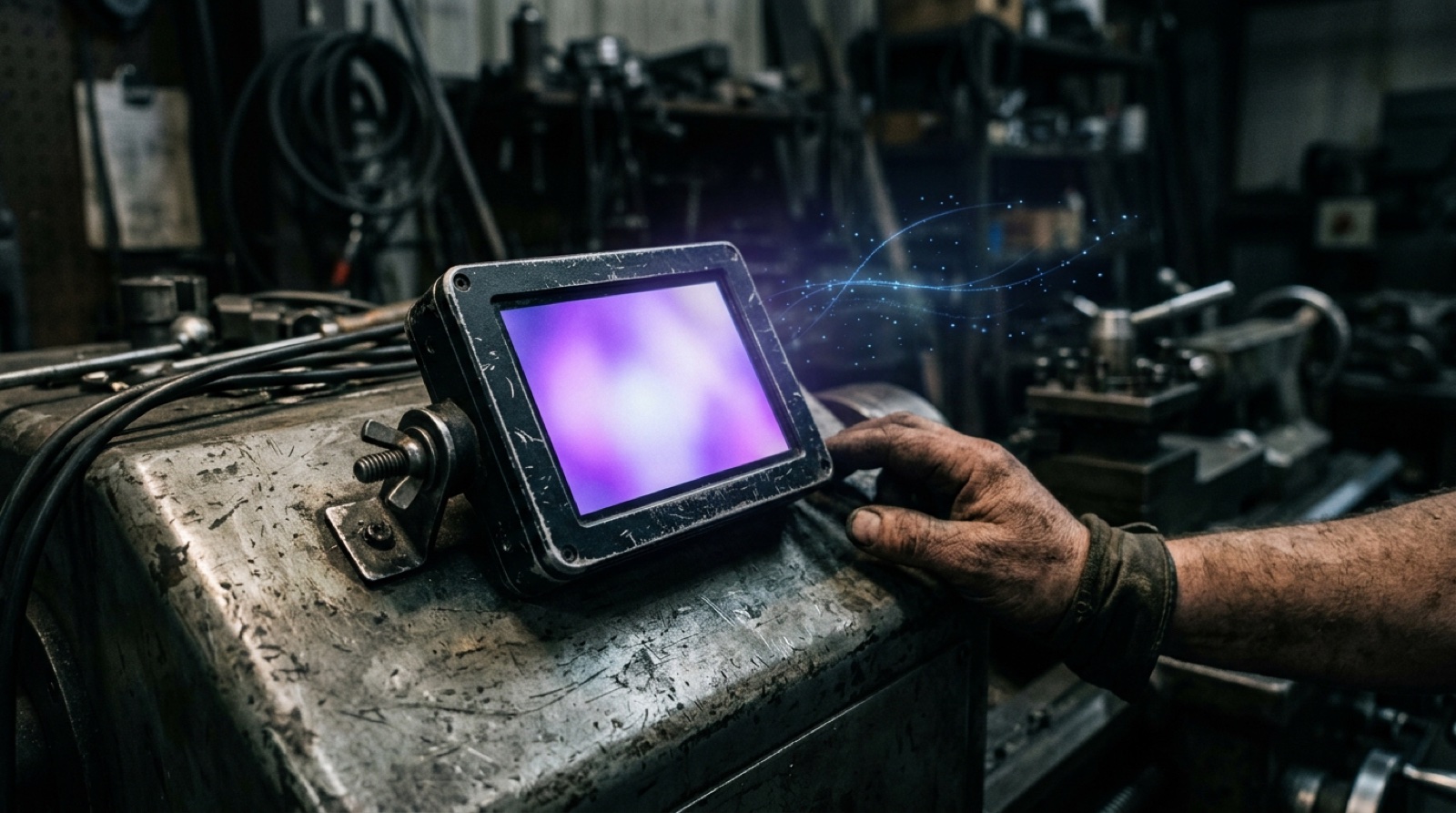 Glass - A wireless touchscreen terminal you provision over Bluetooth with a declarative interface, then feed key/value state. No firmware project per application.