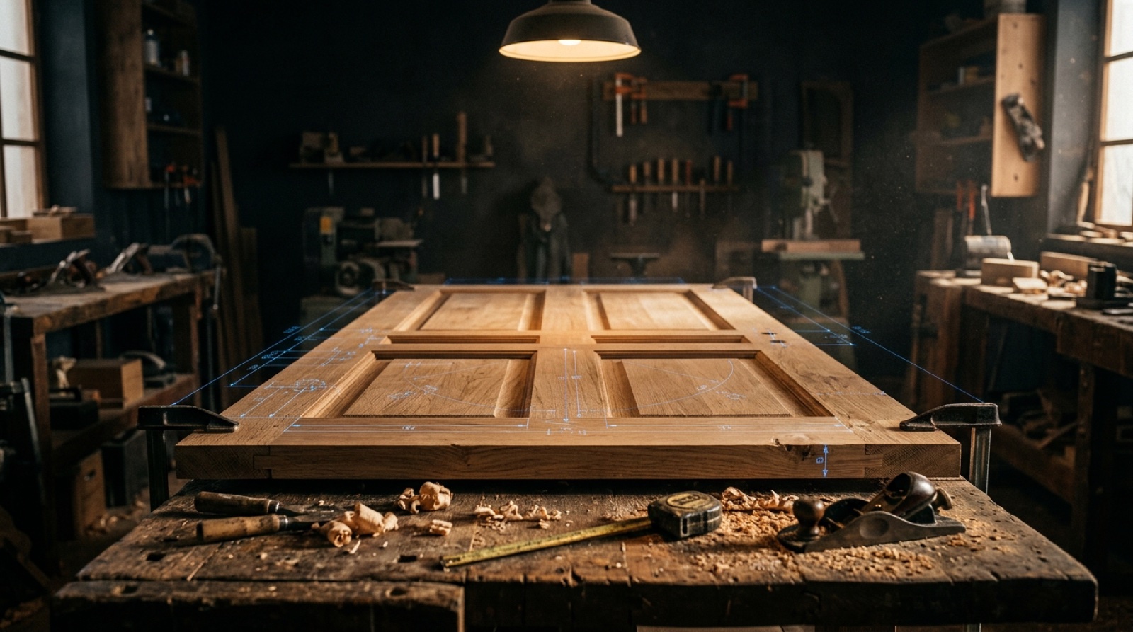 Kalk - Parametric pre-calculation for interior construction. The architect's door schedule goes in, a priced quote comes out, and every euro can be traced back to a rule.